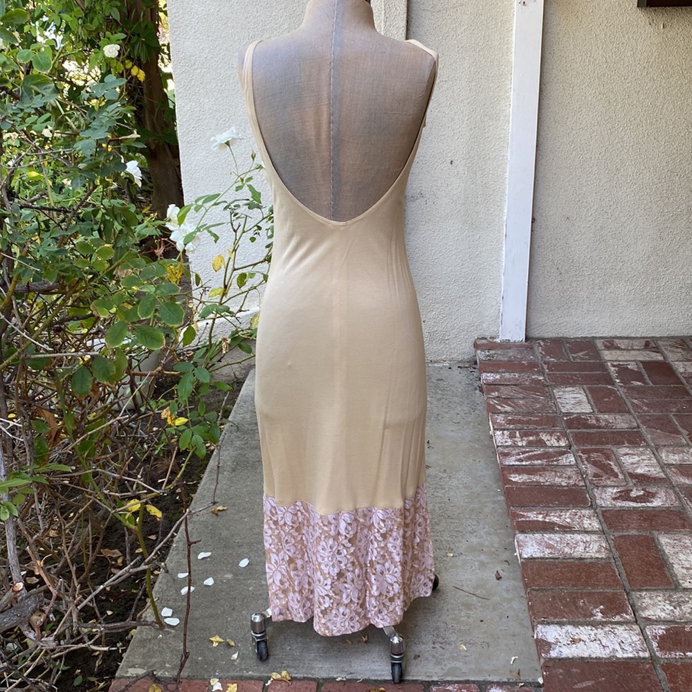 FINAL FRENCH ROSE VINTAGE LACE DRESS - Picture 15 of 15